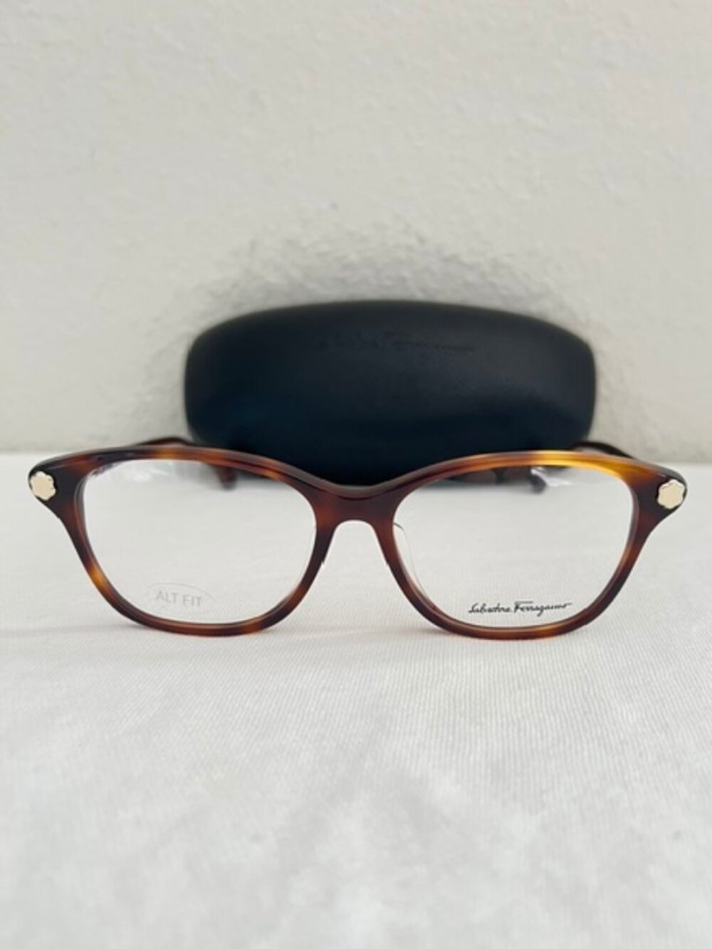 NEW Salvatore Ferragamo SF 2830A 214 Tortoise Eyeglasses 54mm with Case